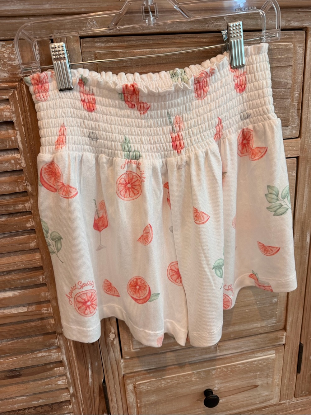 Z Supply Aperol Spritz Lounge Top & Shorts MATCHING SET White Multi (Size Small) - Picture 10 of 15